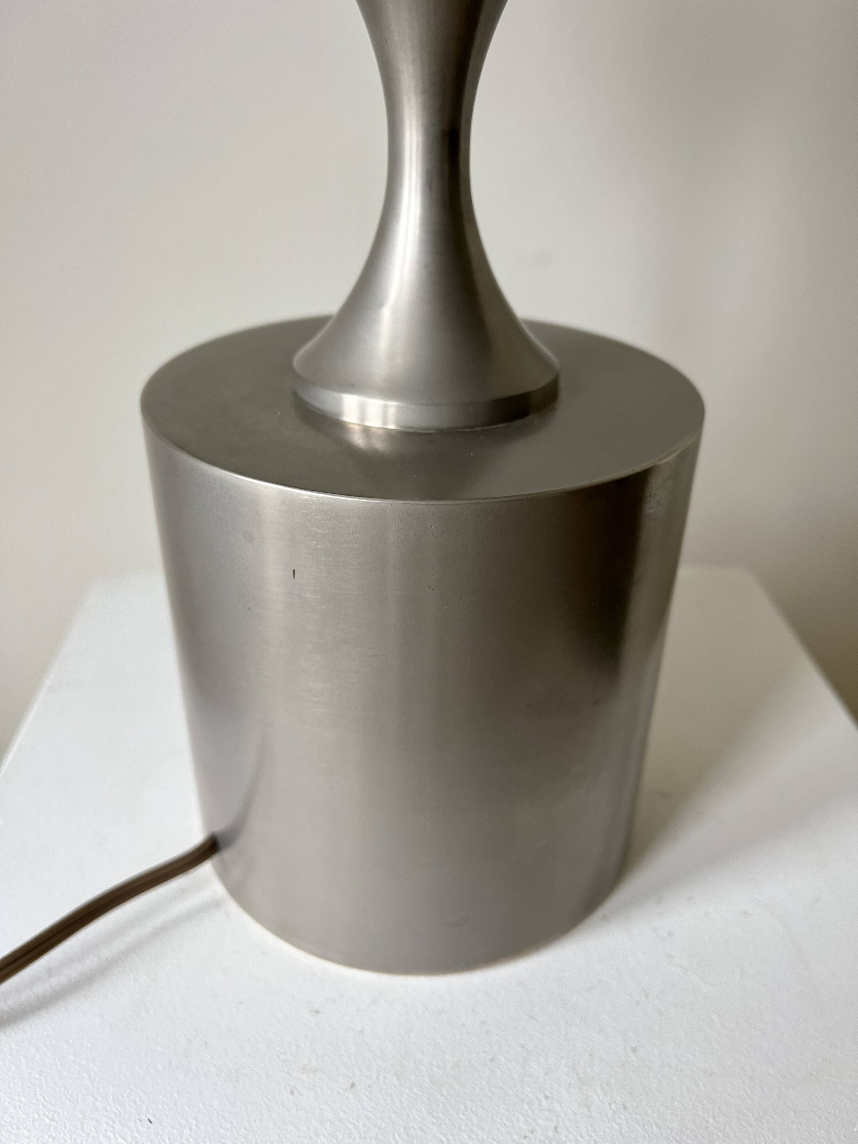 Large sculptural table lamp, Philippe Barbier style. France 1960-70s
