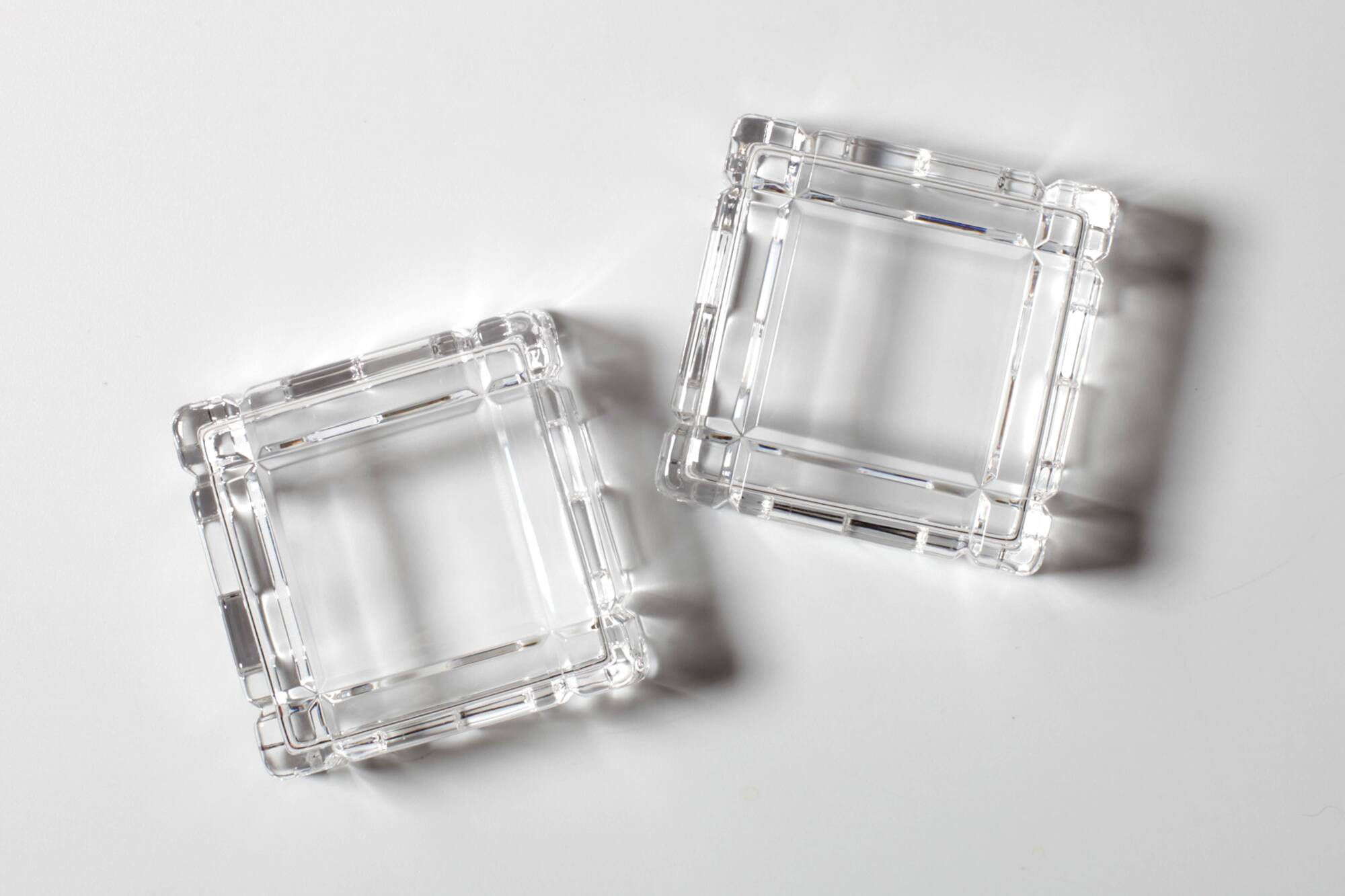 Vintage RCR Crystal Jewelry Box / Italian Glass Trinket Box / Italy / 1970s