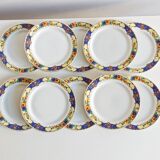 Old plates from Sarreguemines and Digoin
