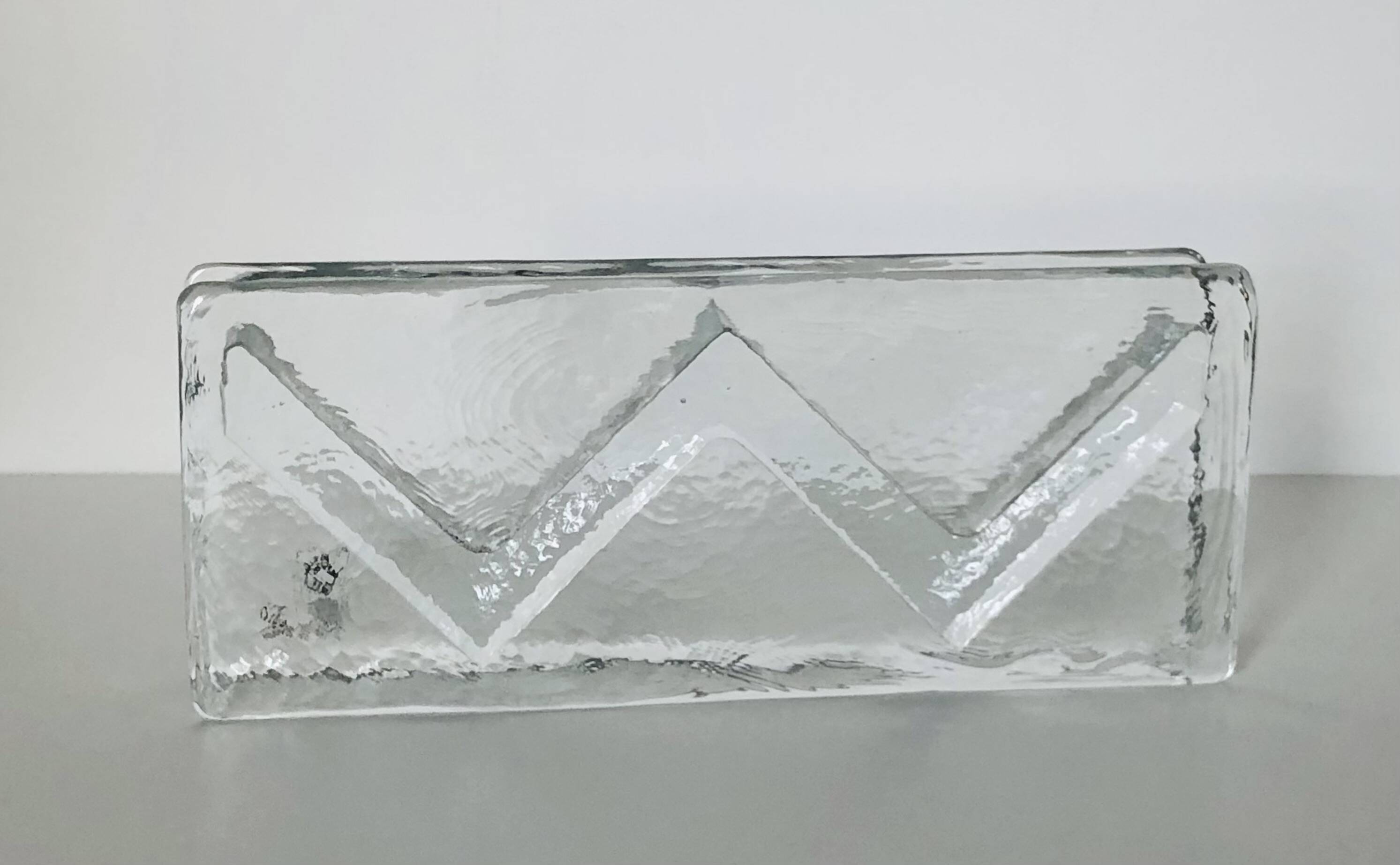 Murano glass pocket emptier by Leucos, Italy 1970s