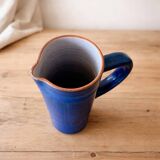 Blue ceramic vase – Vallauris, 20th century