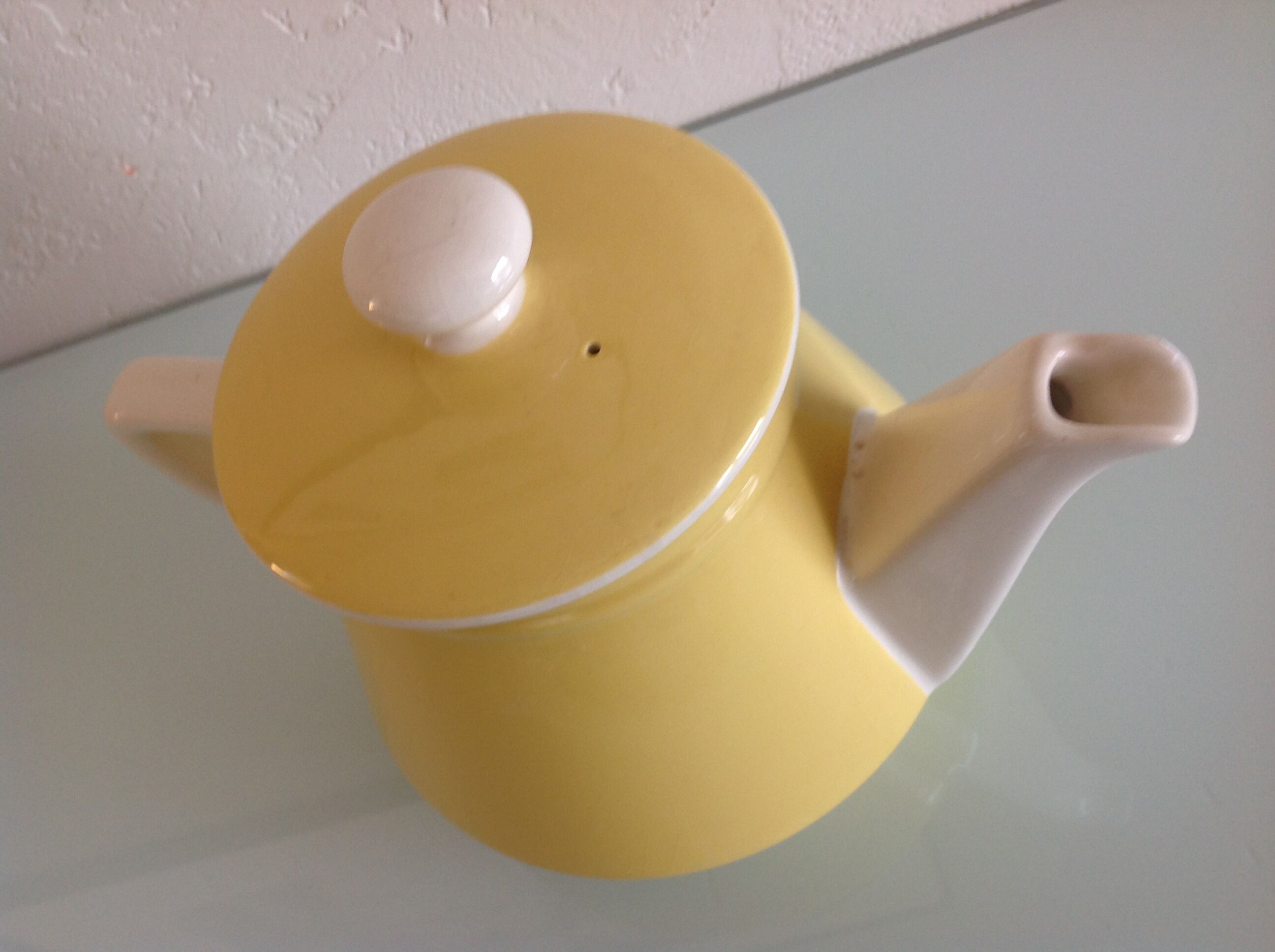 Yellow teapot by Villeroy - Boch vintage 50s-60s