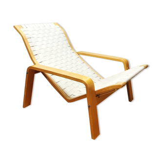 Fauteuil Pulkka Ilmari Lappalainen pour Asko 1960