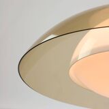 Rare UFO Space Age Lamp from Guzzini in Light Brown, 1970s