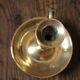 Brass candle holder cellar rat