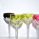 Saint-Louis Bristol Joseph overlay red crystal decanter and 6 liqueur glasses