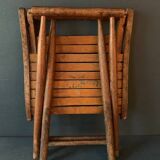 Small old folding wooden chair, 1940