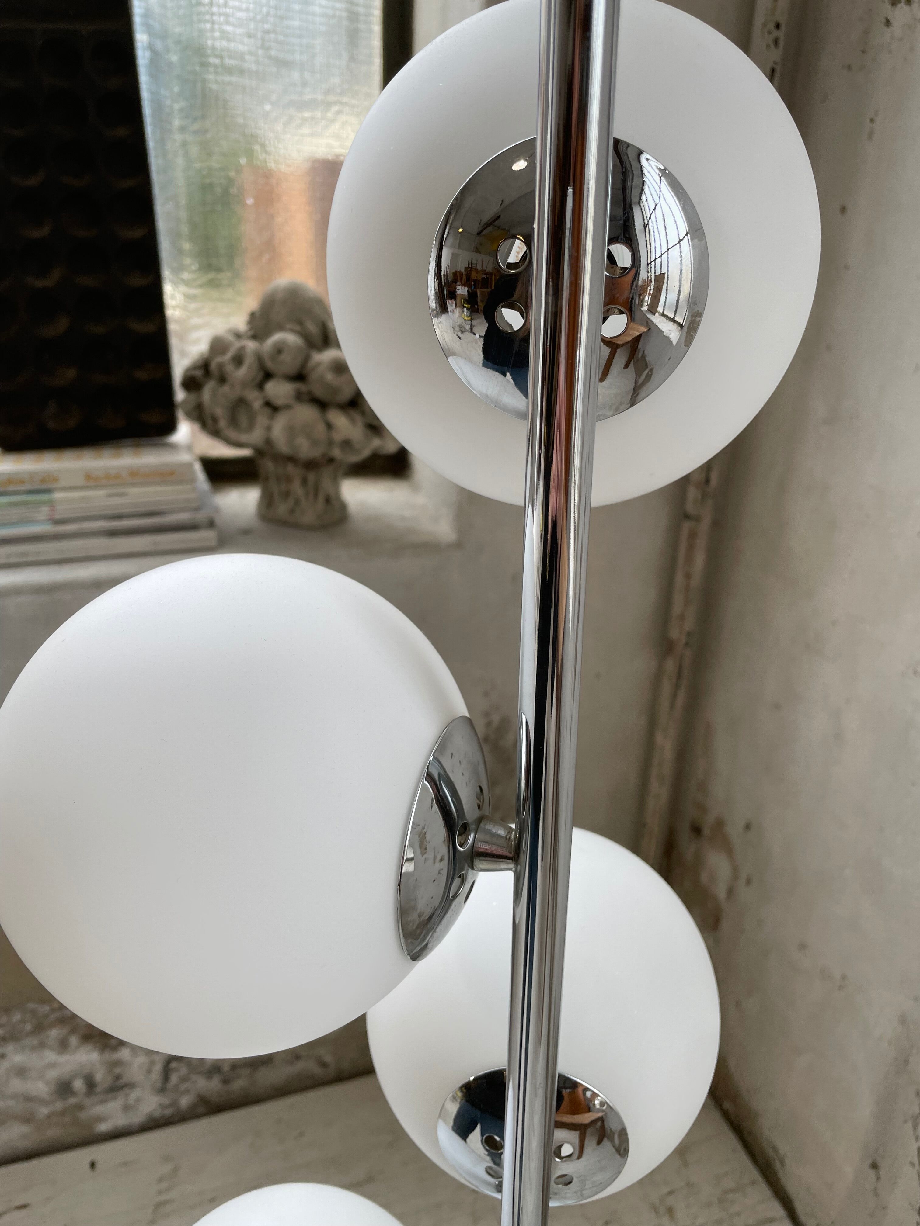 Floor lamp design 70s "balls"