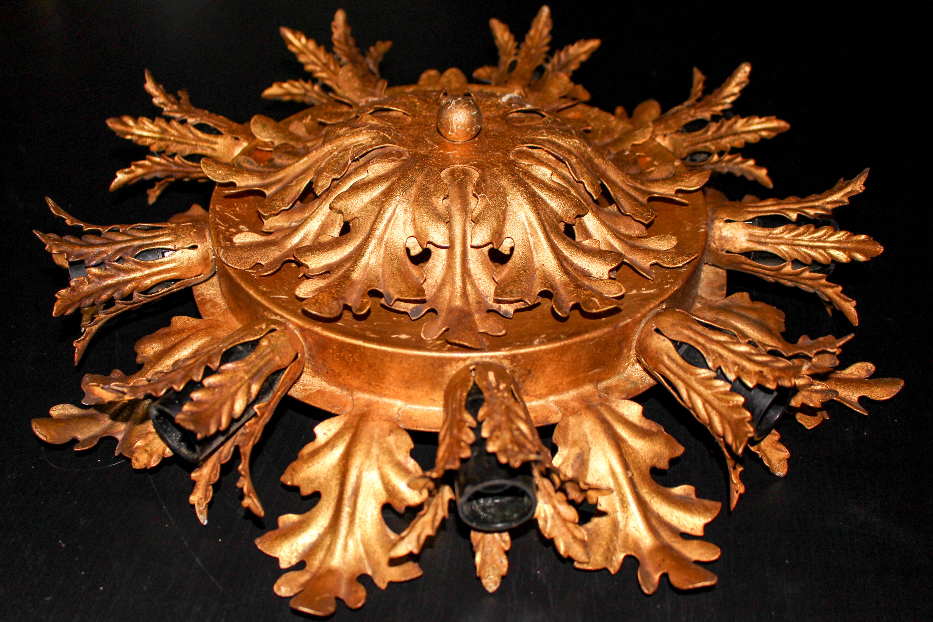 Plafonnier Florentine par Banci Firenze Italie 1970