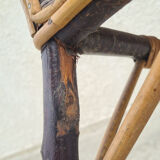 Rattan armchair "A la Girafe"