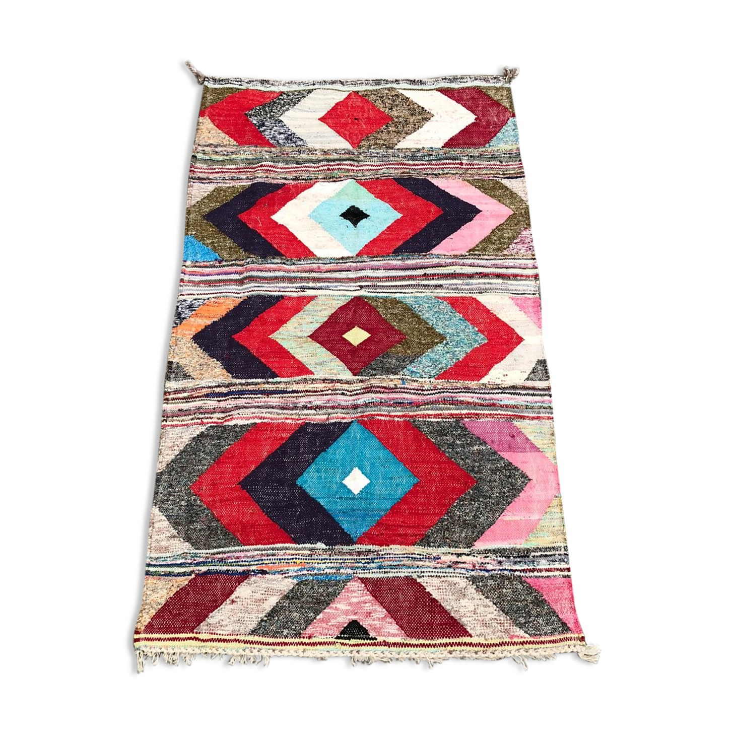 Kilim boucherouite 98 x 212 cm