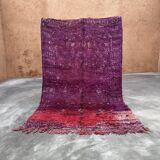 Moroccan rug Beni M'Guild purple - 296 x 192 cm