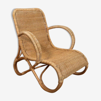 Rattan armchair