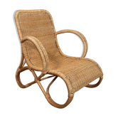 Rattan armchair
