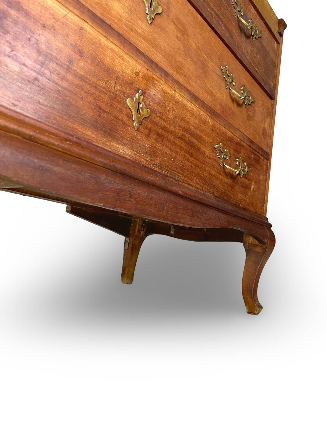 Antique Italian secrétaire in solid walnut, 1920s/1930s.