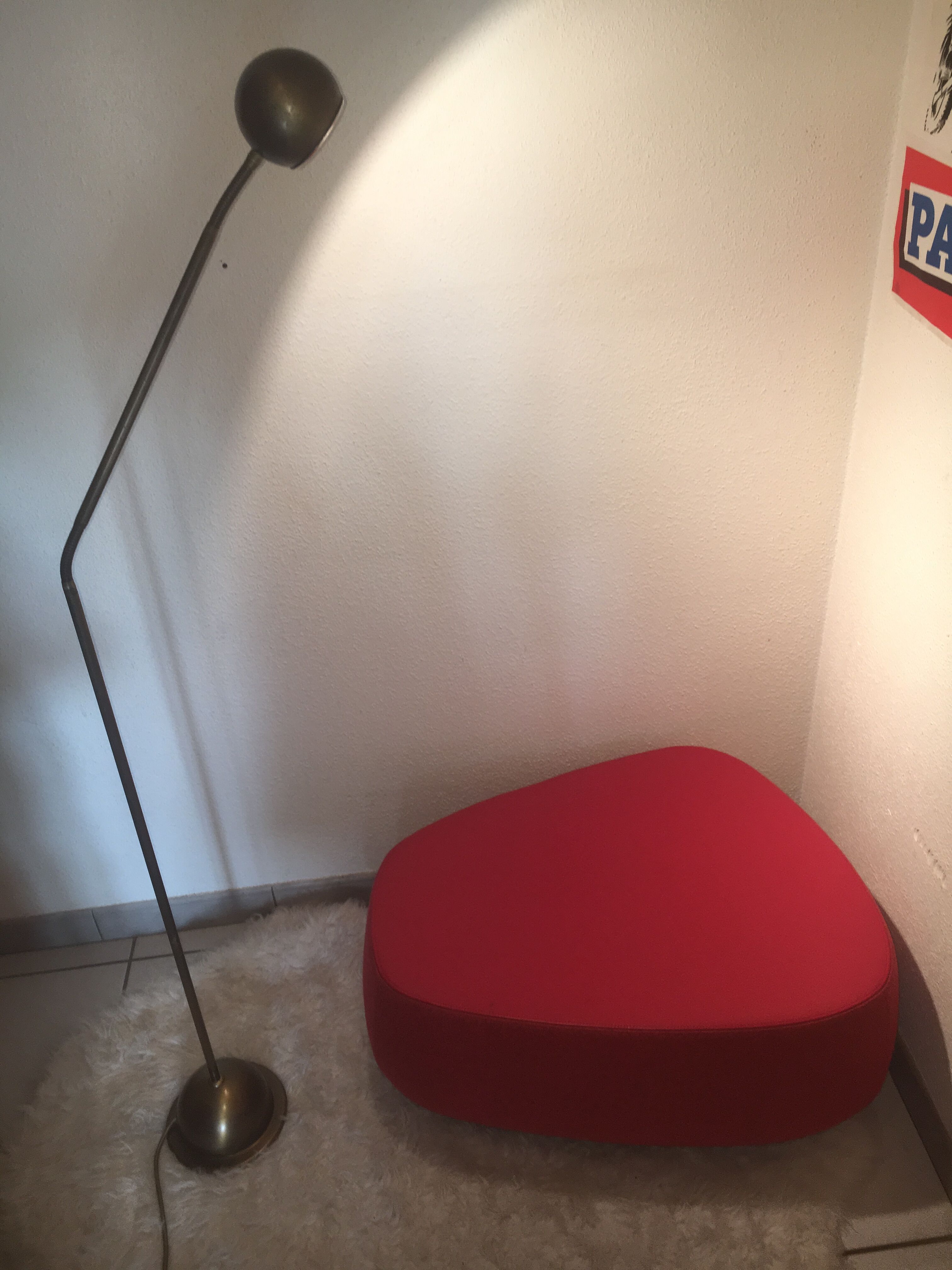 Steel and vintage brass reader