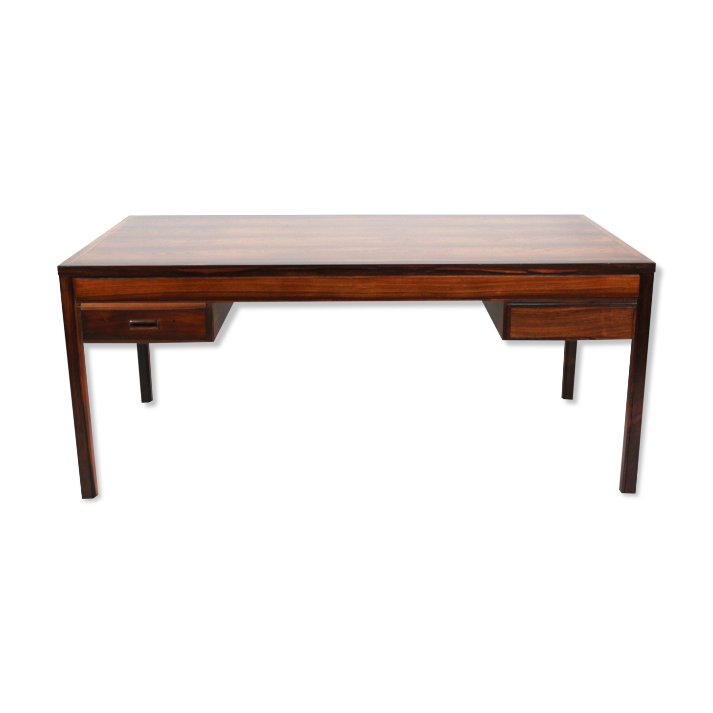 Bureau en bois de rose des années 1960