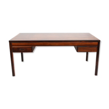 Bureau en bois de rose des années 1960