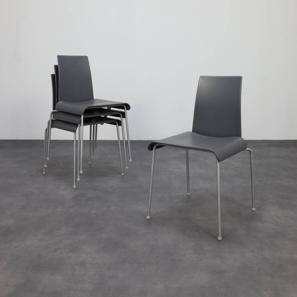 4x Dining Chair "Tama" B&B Italia, 1990s (set price)