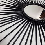 Sun Mirror Chaty Vallauris black 60s - 70cm