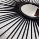 Sun Mirror Chaty Vallauris black 60s - 70cm
