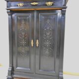 Blackened wooden buffet