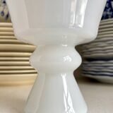 White opaline vase