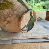 Pot à confît vert vernissé