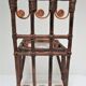 peacock rattan shelf and bamboo vintage plant holder