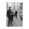 Tirage photo argentique baryté Warren Beatty New-York 1967. Format 30cmx45cm