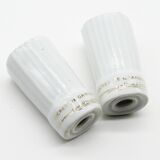 Ceramic tok-shaped salt shakers