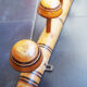 Patère en bois