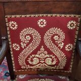 Empire style armchair in mahogany