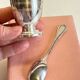 Vintage Silver-Plated Metal Egg Cup and Spoon for Birth