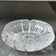 Cendrier/Vide poche en cristal de Bohème. Finement ciselé de motifs étoilés sophistiqués/Croisillons. Stylé Boho chic