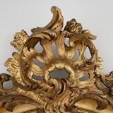 Antique gilded mirror
