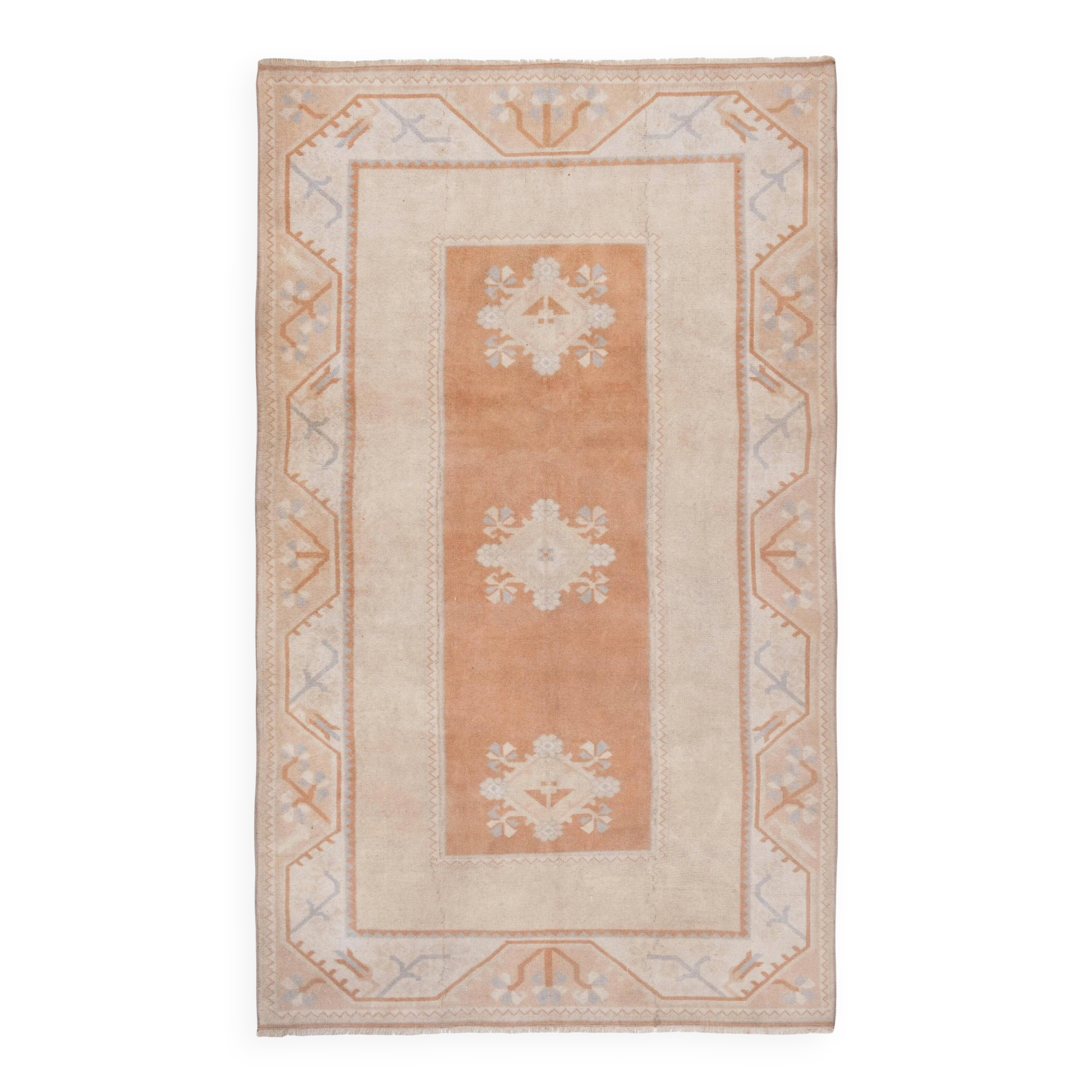 Vintage handmade Turkish rug 156x255 cm