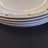 Series of 6 plates Moulin des Loups model Coopé