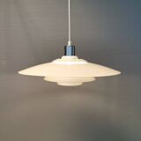 Grande suspension à multiples couches d'abat-jour, danoise années 1980-90, de Design-Light, modèle Korfu.