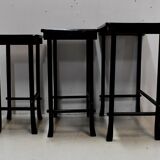 Chinese pull out tables in lase black