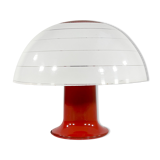 Orange mushroom table lamp, 1970
