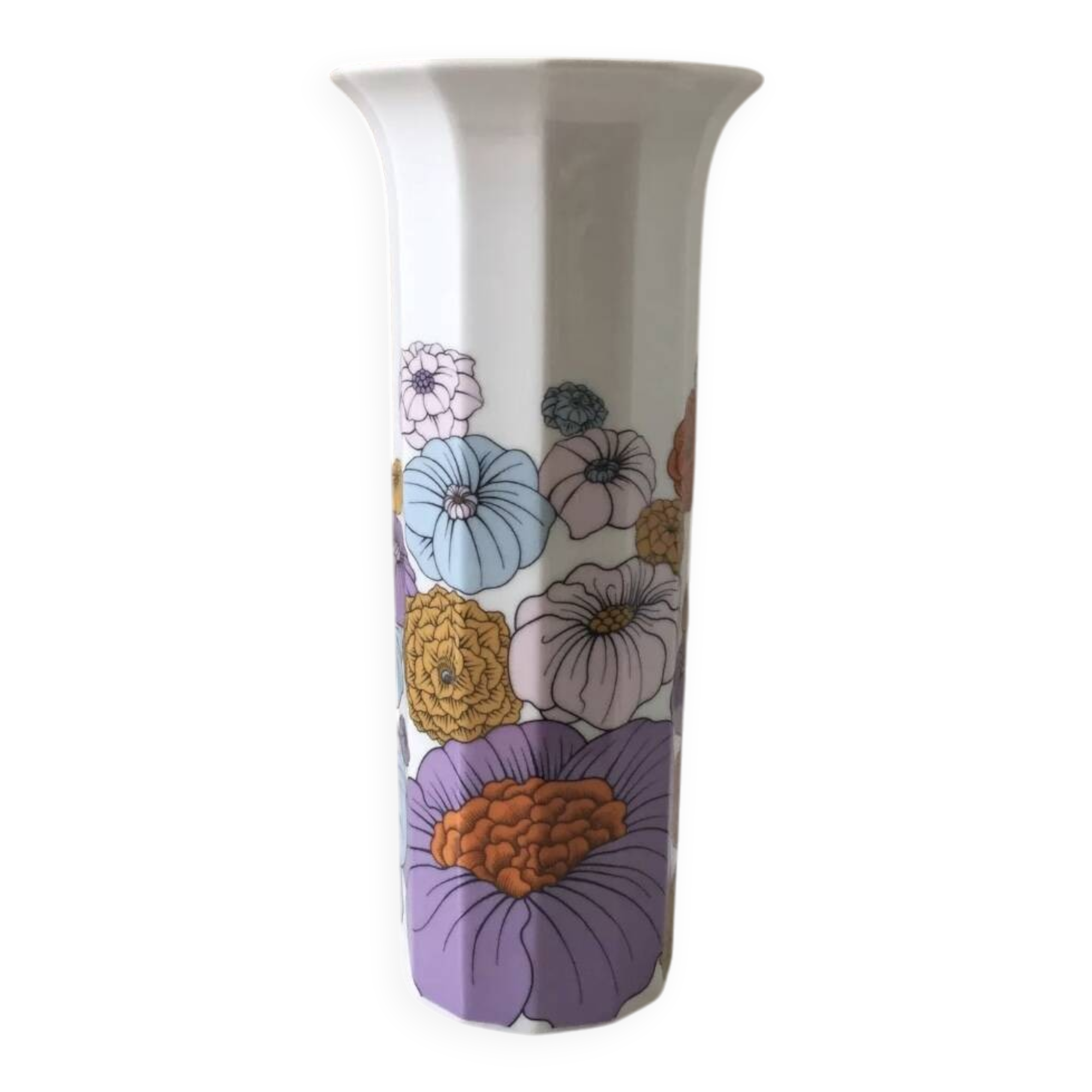 Vintage polygon vase Rosenthal Alain le Foll design Tapio Wirkkala