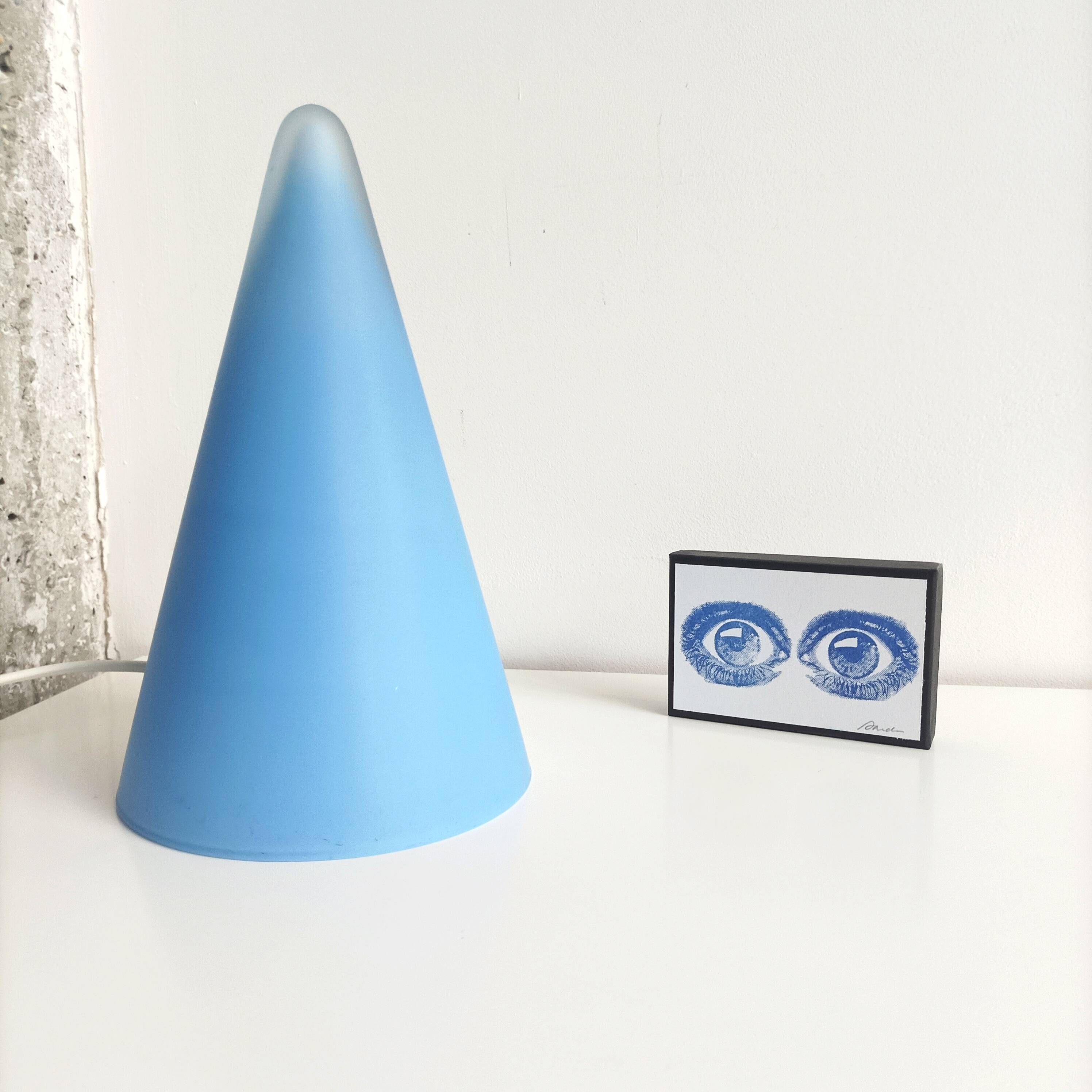 Teepee Lamp SCE Vintage Blue Glass