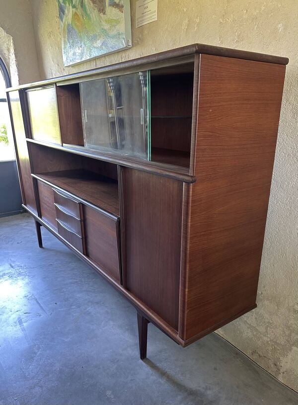 Enfilade haute ou living teck, vintage 1960's