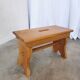 Tabouret en bois "Pruchka" yougoslave artisanal, années 1960
