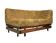 Mid-Century living room sofa in cognac , small model design