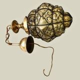 Amber Venetian lantern pendant light