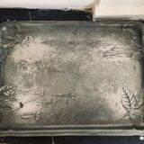 Kayserzinn tin tea set complete with its matching tray