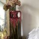 Vase haut art nouveau forme amphore