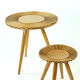 Rattan coffee table by Uluv, Czechoslovakia, circa 1960